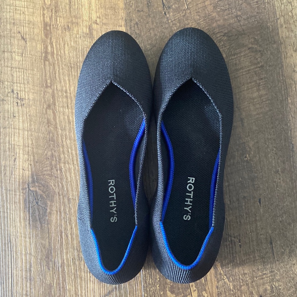 Rothy’s- 10 - Brand new. Worn once. Just need a bigger size. Perfect condition.